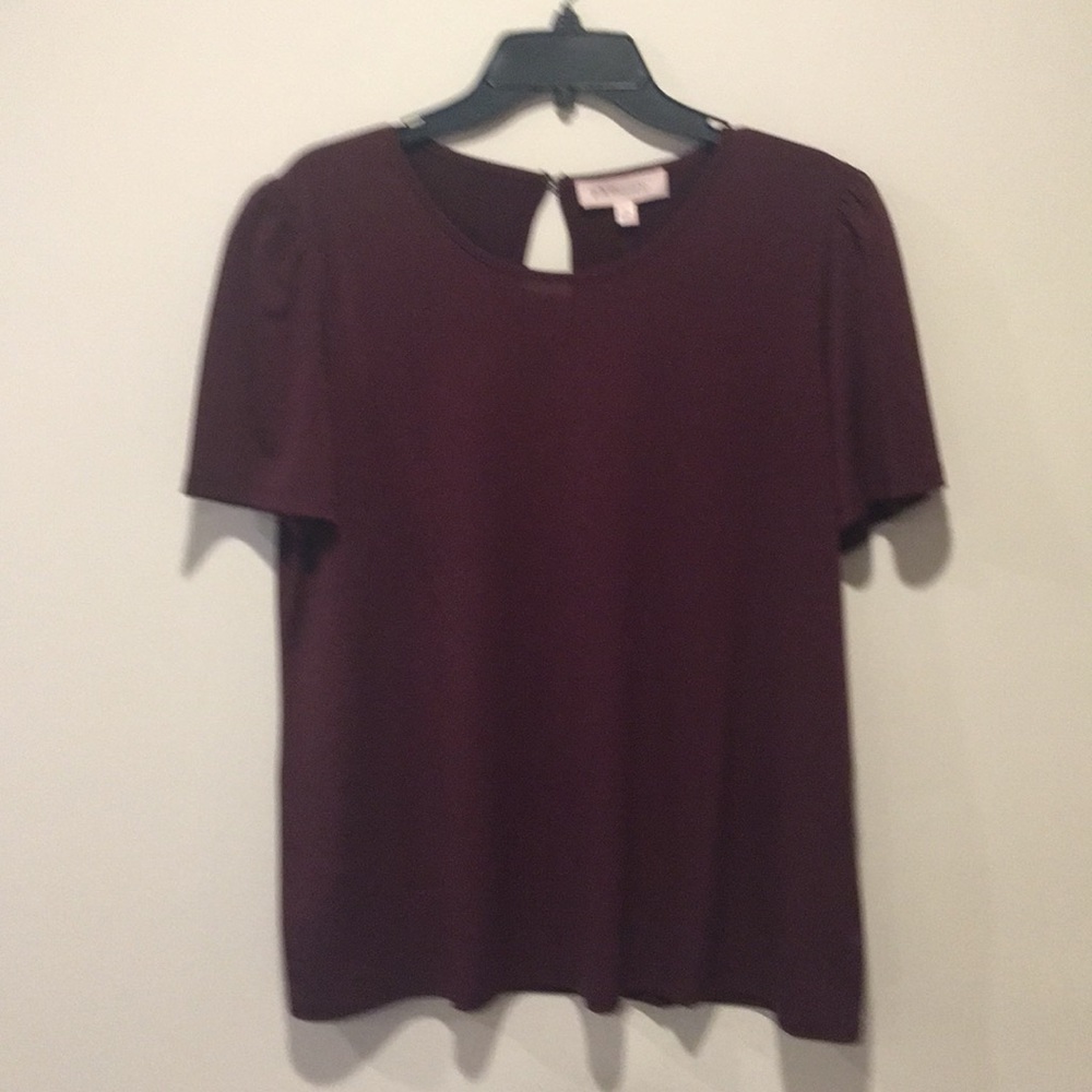 philosophy women’s Jersey top with puff sleeves